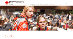 Desktop Screenshot of drk-eilenburg.de